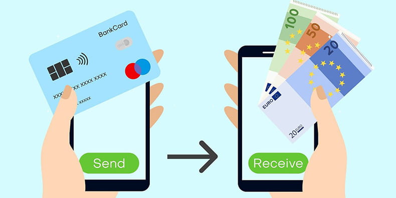 البطاقة المصرفية للتحويل النقدي عبر الهاتف
