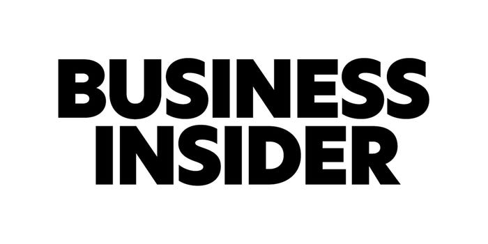 Logotipo de Business Insider negro sobre fondo blanco.