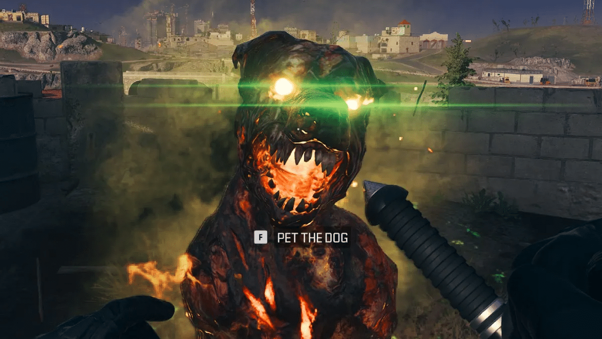 ¿Cómo acaricias a un Hellhound en Call of Duty: MW3 Zombies?