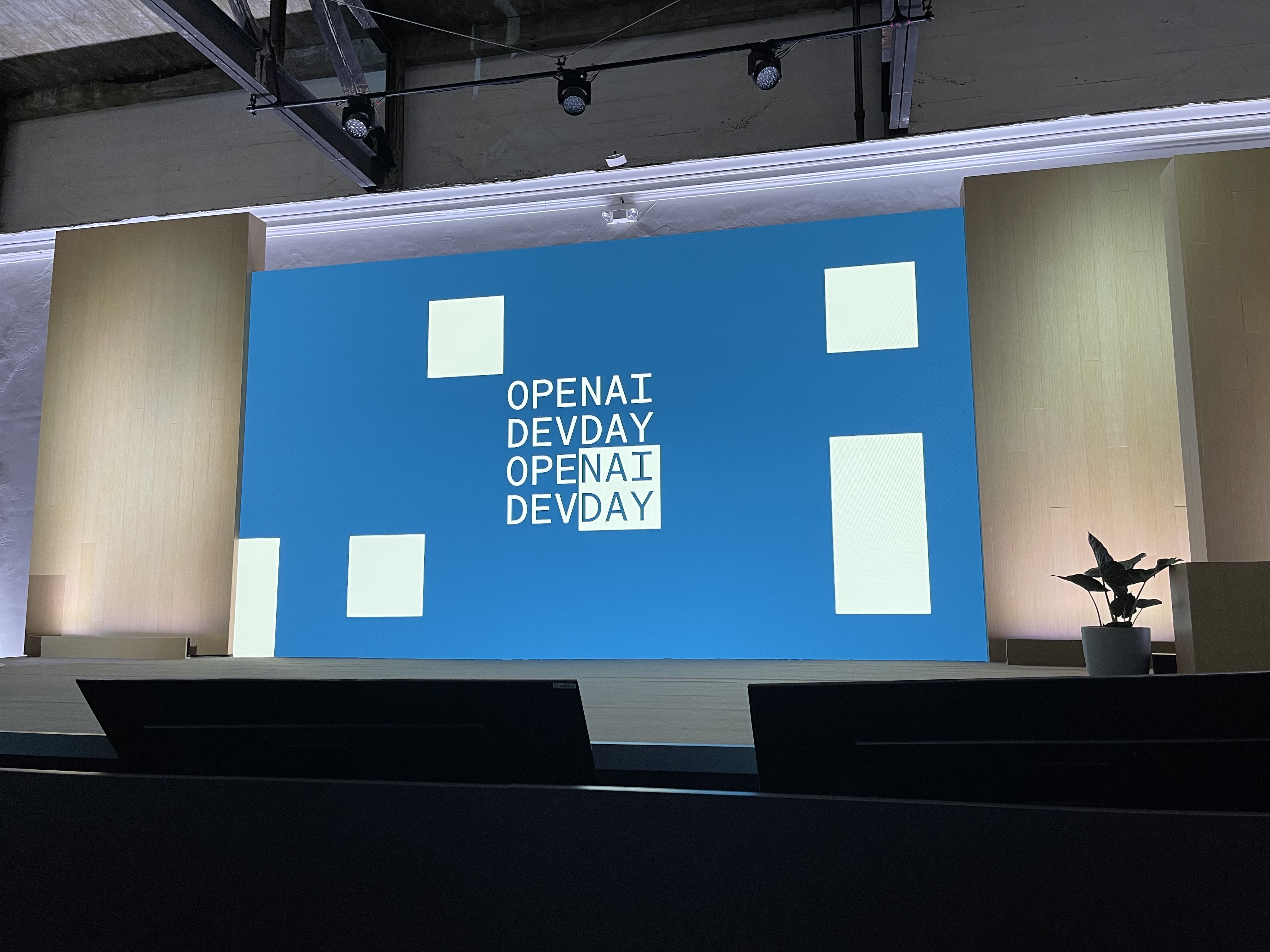 Main Stage at OpenAI DevDay