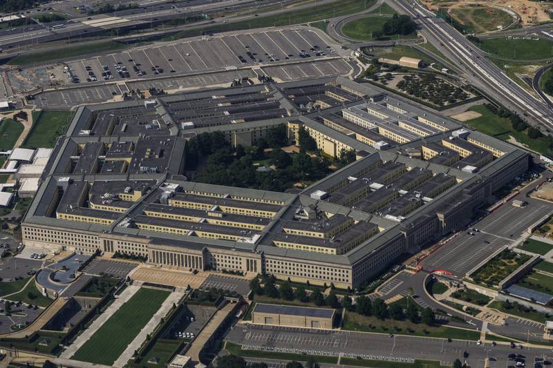 Le Pentagone est vu le dimanche 27 août 2023 à Washington.