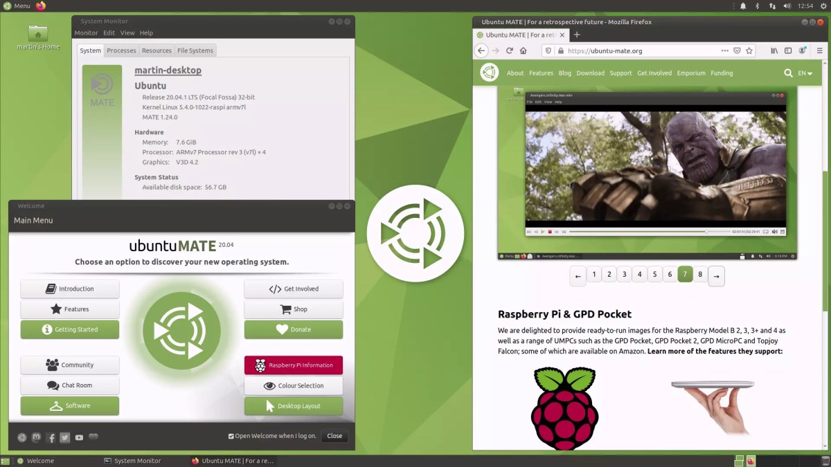 Ubuntu MATE für Raspberry Pi