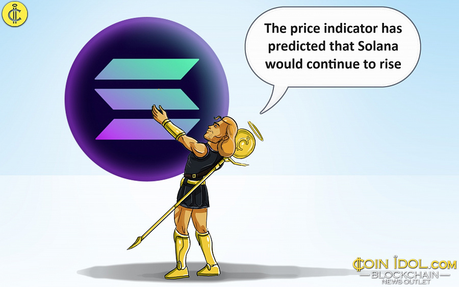 The price indicator has predicted that Solana would continue to rise