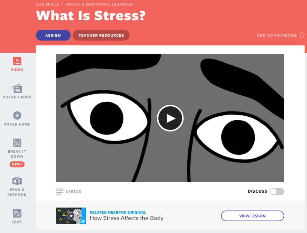 What is stress video lesson