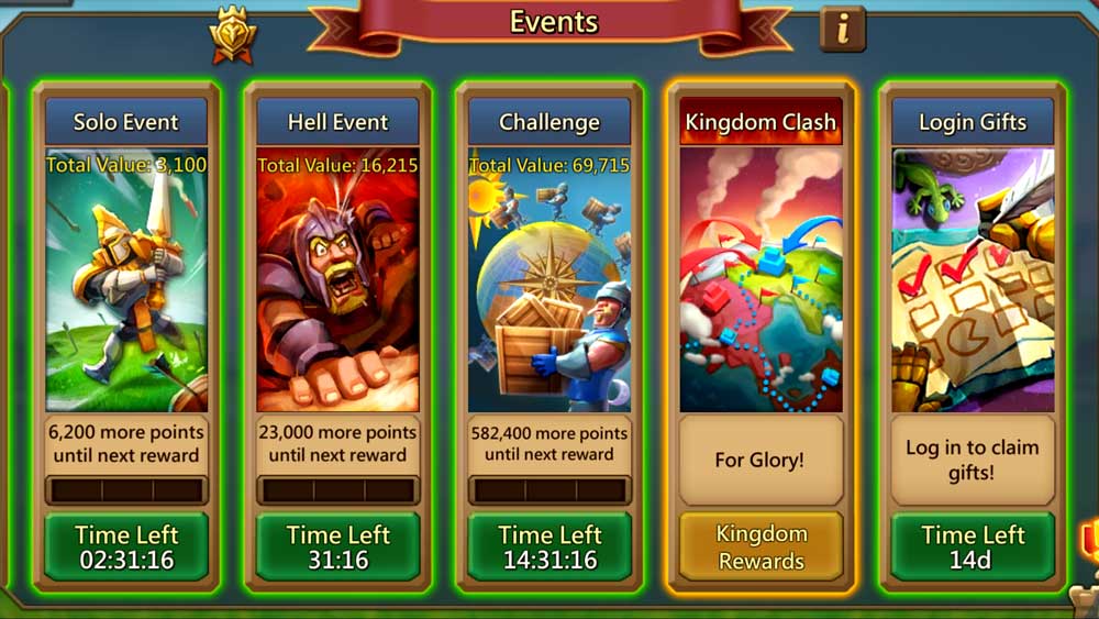 Hell Events and Solo and 24 Hour