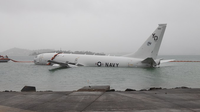 P-8A in water