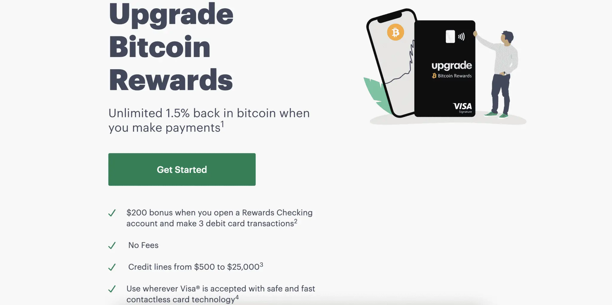 Aktualisieren Sie das Bitcoin Rewards-Visum