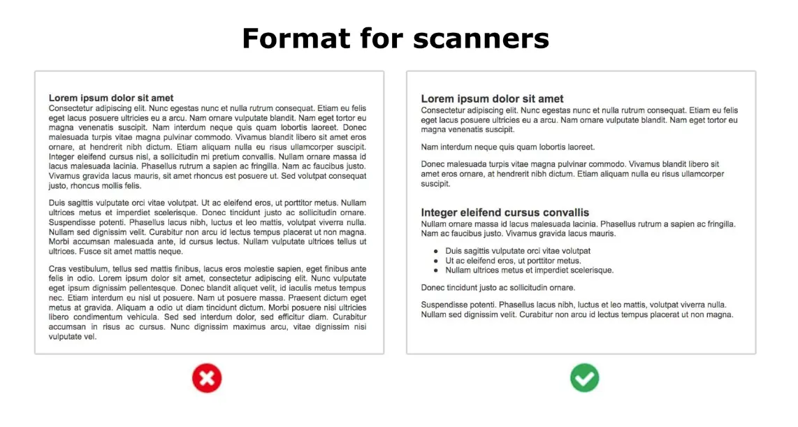 Format für Scanner