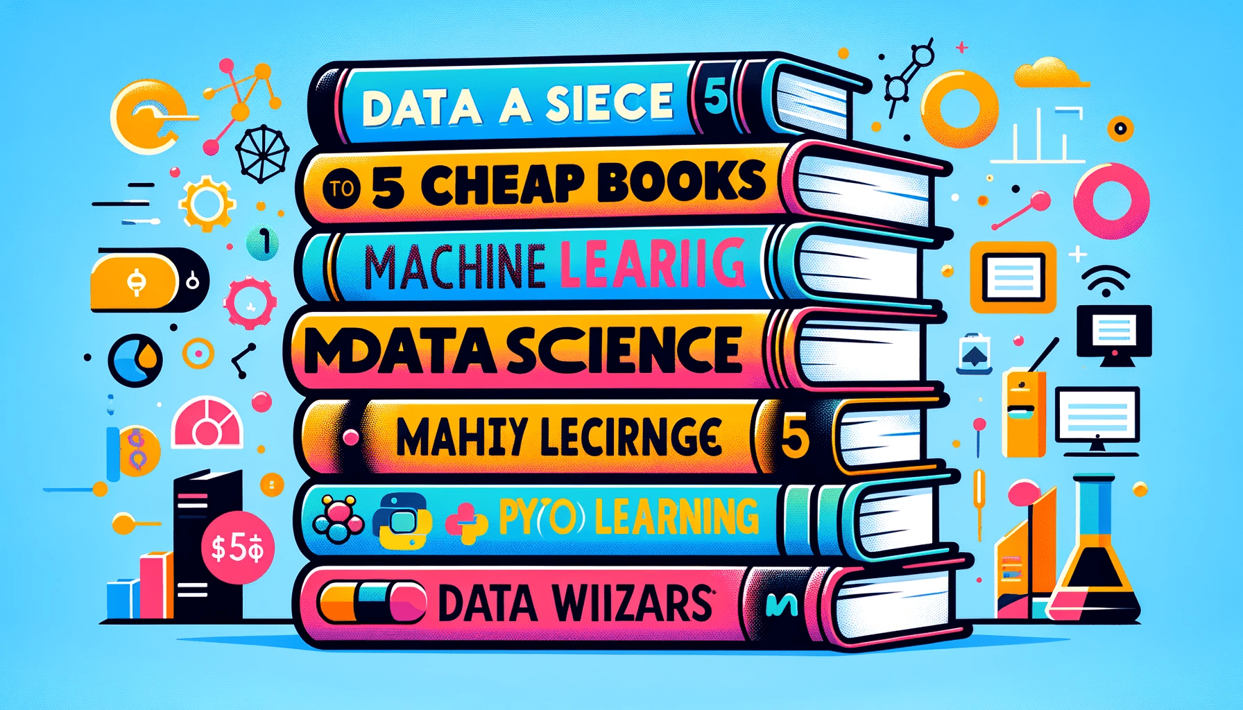 5 günstige Bücher, um Data Science zu meistern