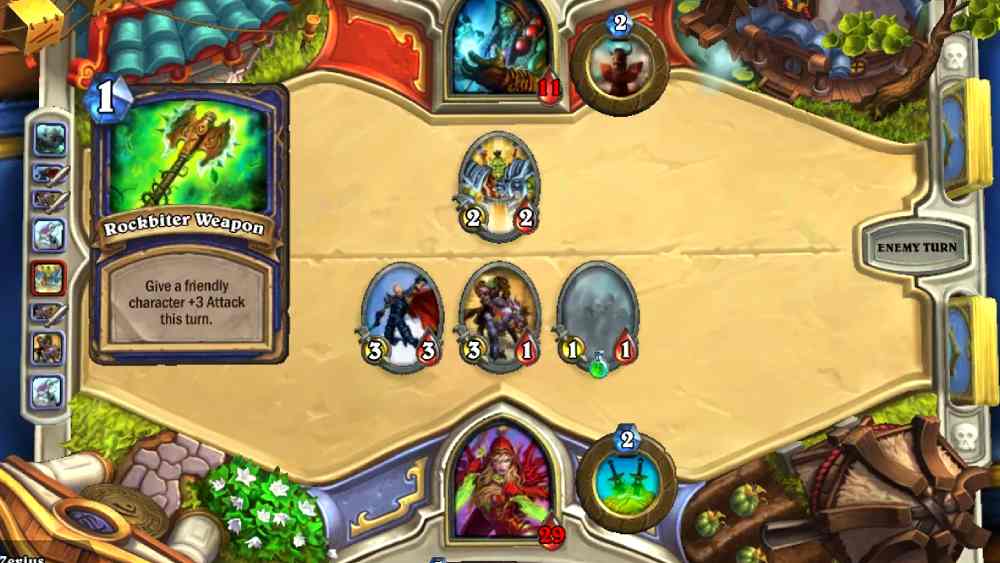 Hearthstone one of the Best Mobile Card Strategy Games