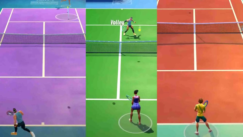 テニスの衝突