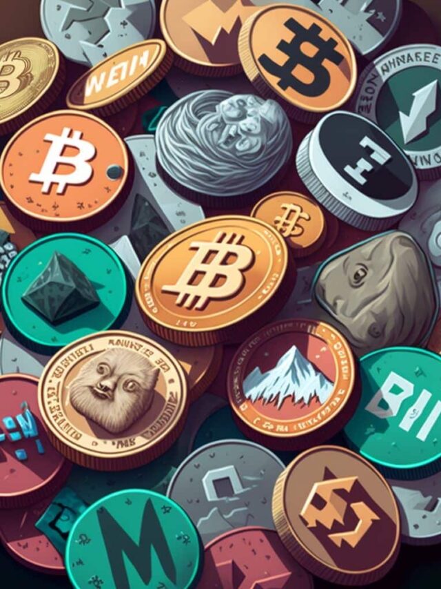 A-meme-coin-among-bitcoin-logos-1