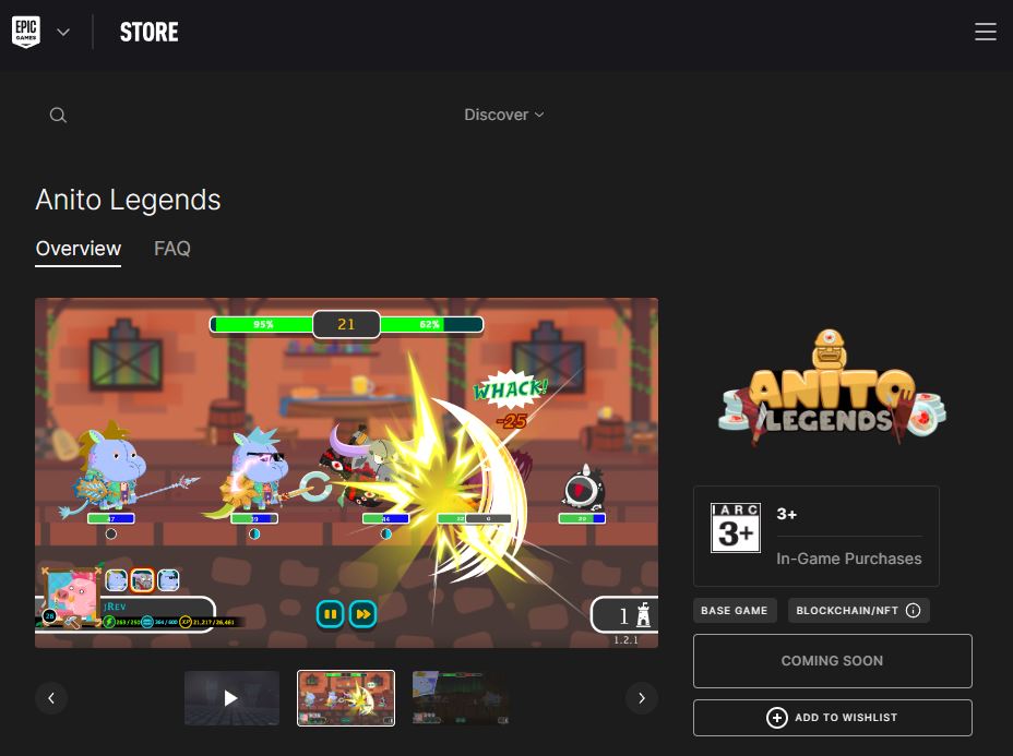 Ảnh cho bài viết - Anito Legends do PH phát triển sẽ sớm có mặt trên Epic Games Store