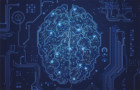 Imagen conceptual que muestra un cerebro conectado como una computadora.