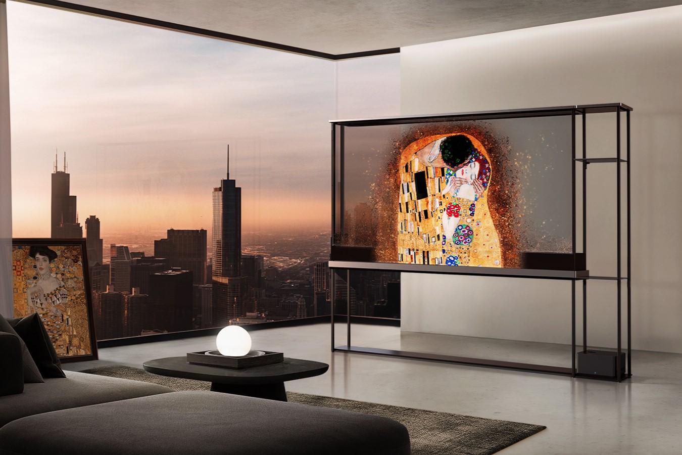 LG trong suốt Signature OLED T CES 2024