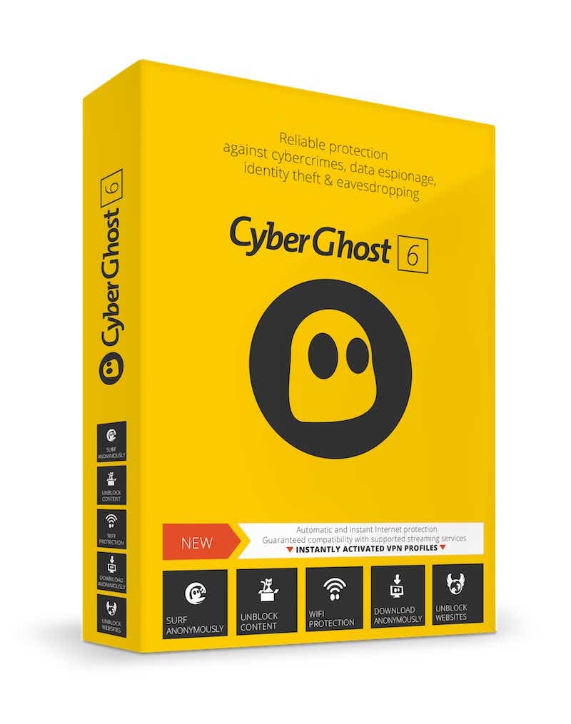 CyberGhost VPN - Tốt nhất cho vị trí máy chủ