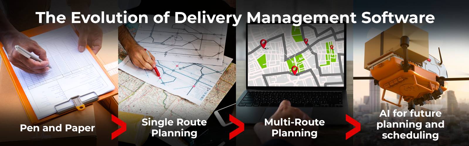 Evolución del software de gestión de entregas