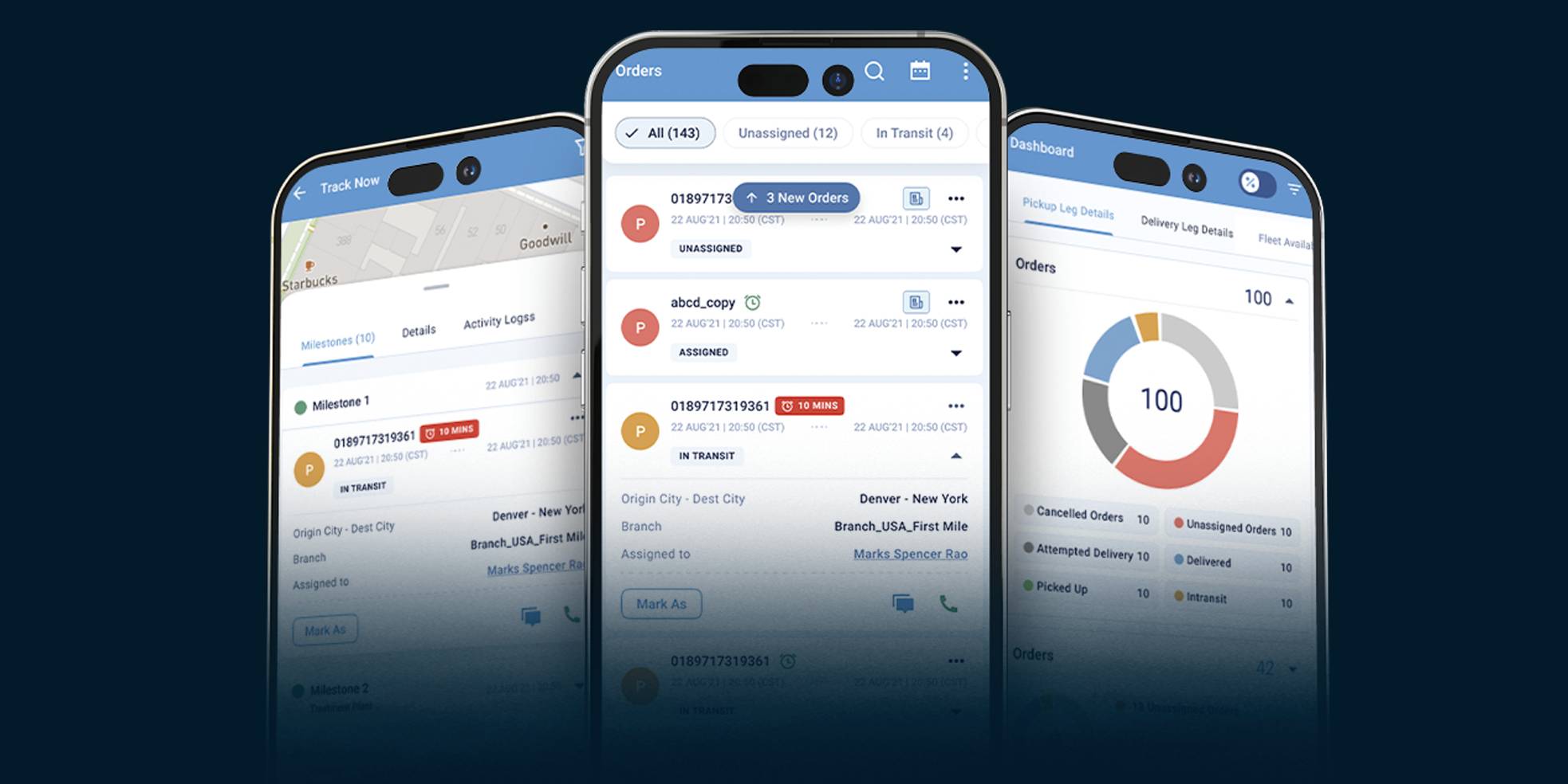 Aplicación móvil LogiNext Mile: la mejor aplicación de despacho para Android e iOS