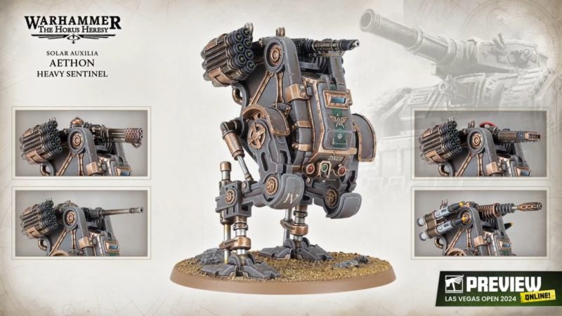 Warhammer LVO Reveals Aethon Heavy Sentinel