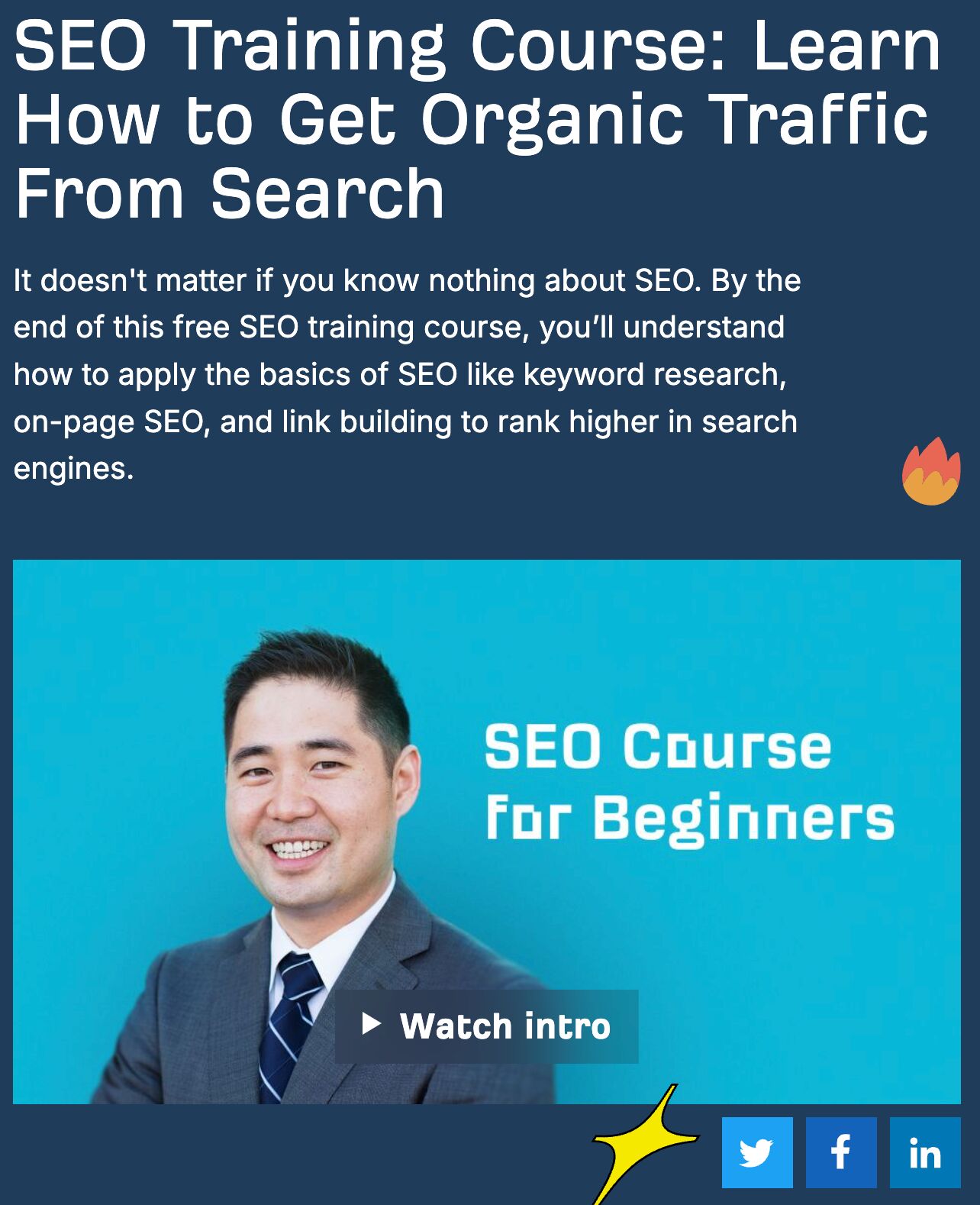 SEO Course for Beginners by Ahrefs