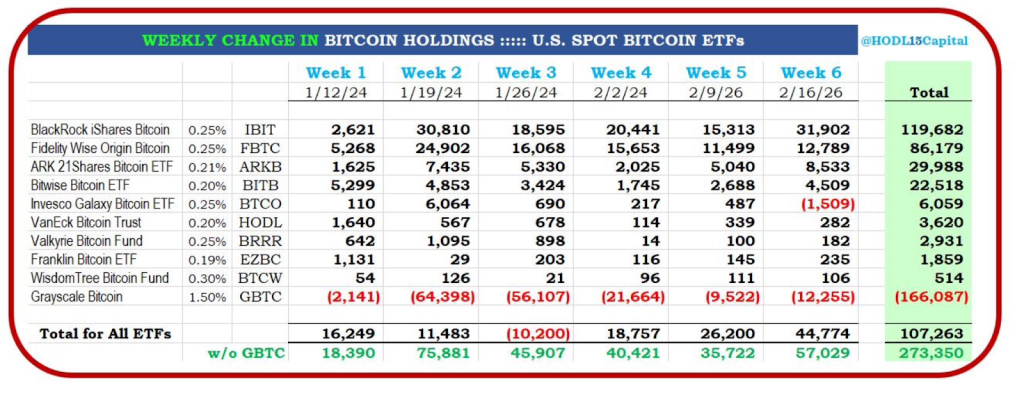 bitcoin etf holdings