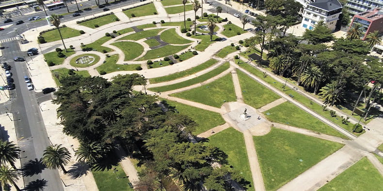 Der Gartenpark vor dem Casino Estoril