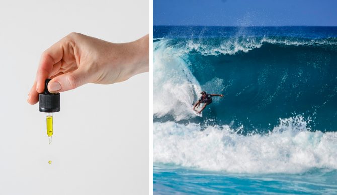 Examen de la relation entre le CBD et le surf professionnel et son efficacité