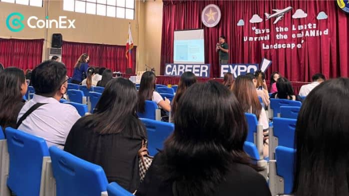 Foto voor het artikel - Coinex promoot Blockchain-onderwijs op PUP San Juan Career Expo