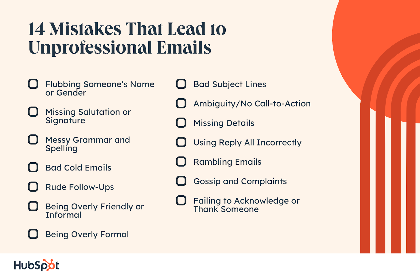 unprofessional email mistakes