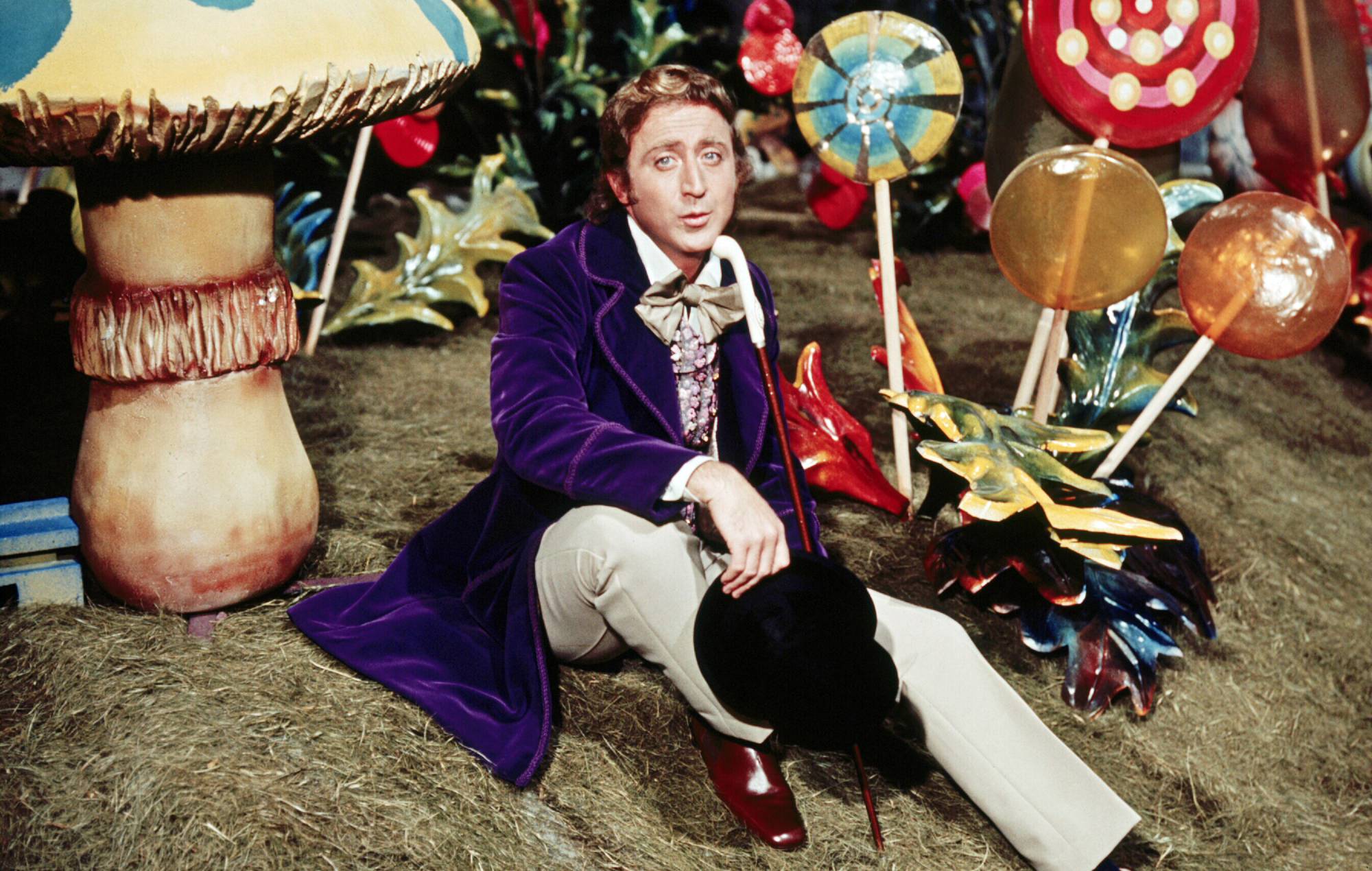 Gene Wilder as Willy Wonka in 1971