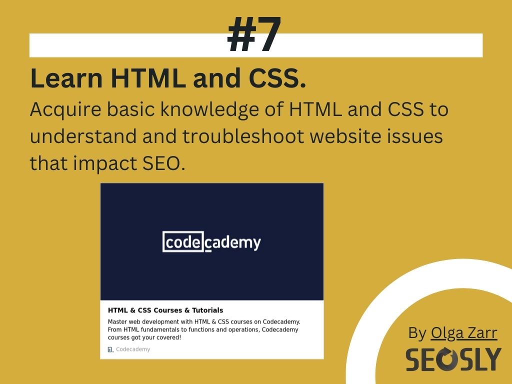 Conviértete en un experto en SEO: HTML y CSS