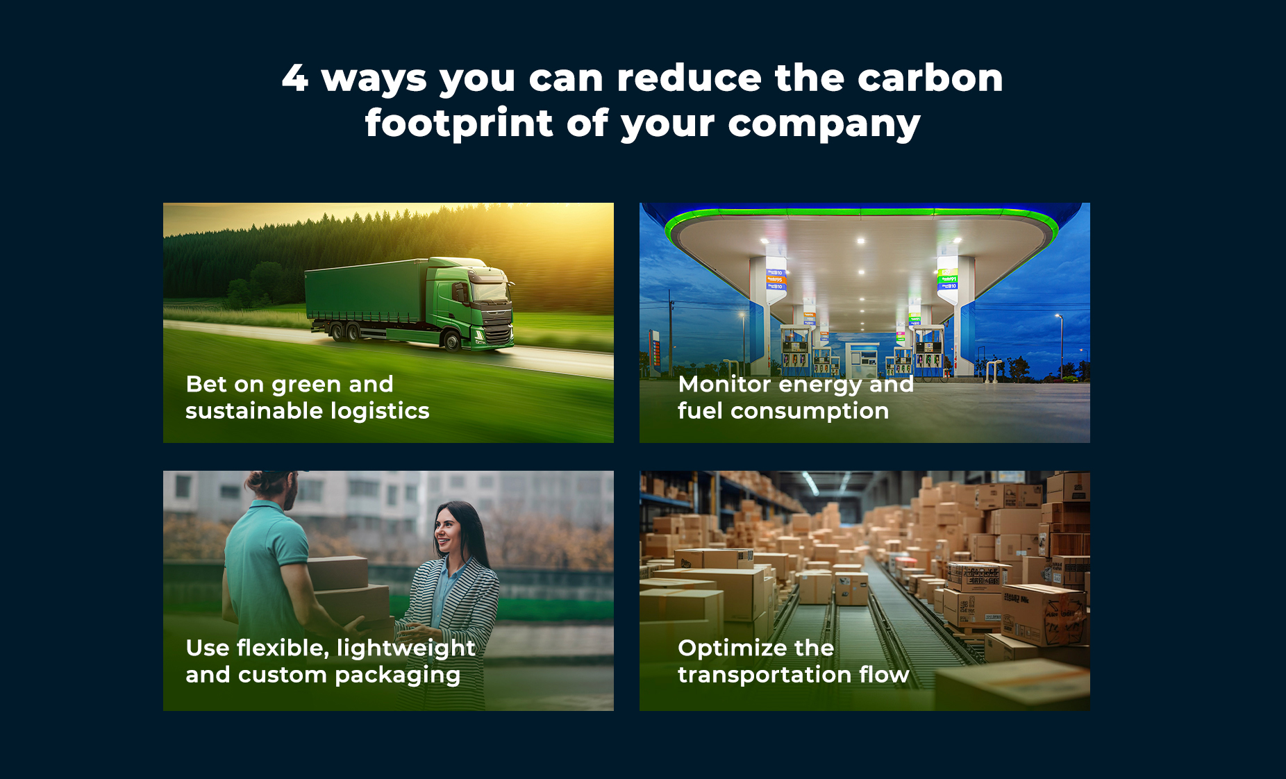 4 ways your company can reduce carbon footprint