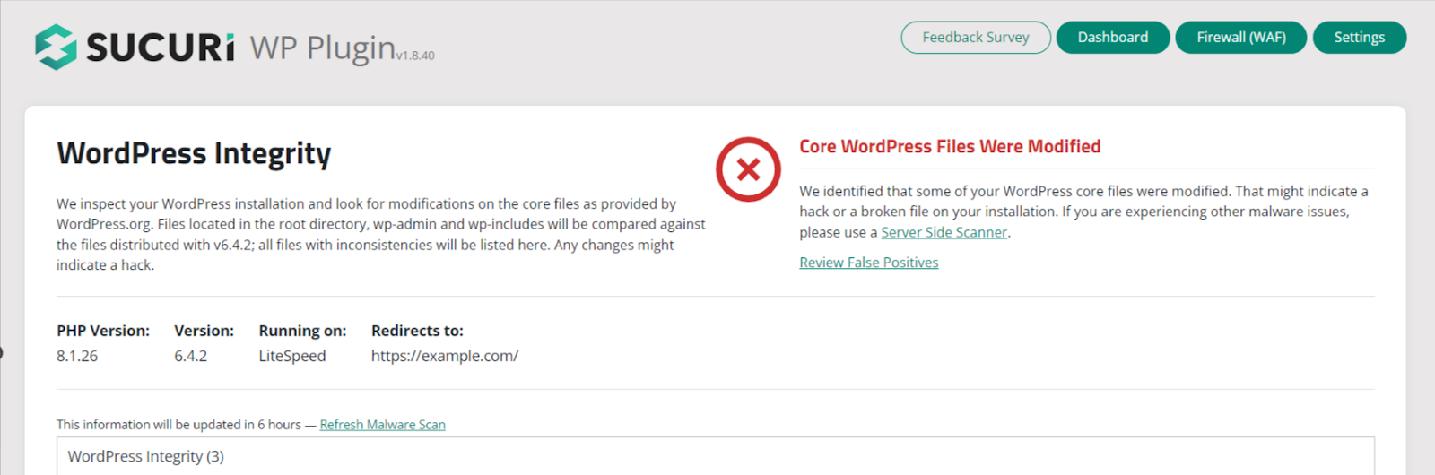 installera Sucuri-plugin för att säkra en WordPress-webbplats