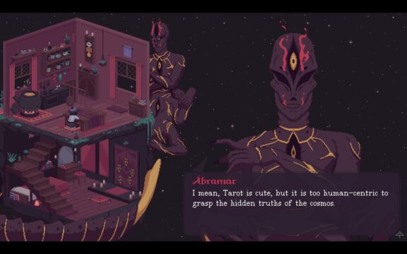 Screenshot van het spel Cosmic Wheel Sisterhood