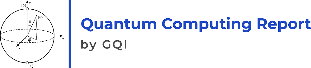 Logotipo del informe de computación cuántica