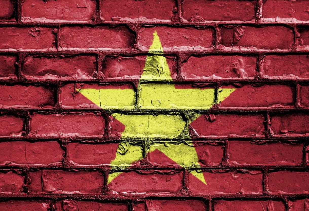 Vietnam duvar bayrağı