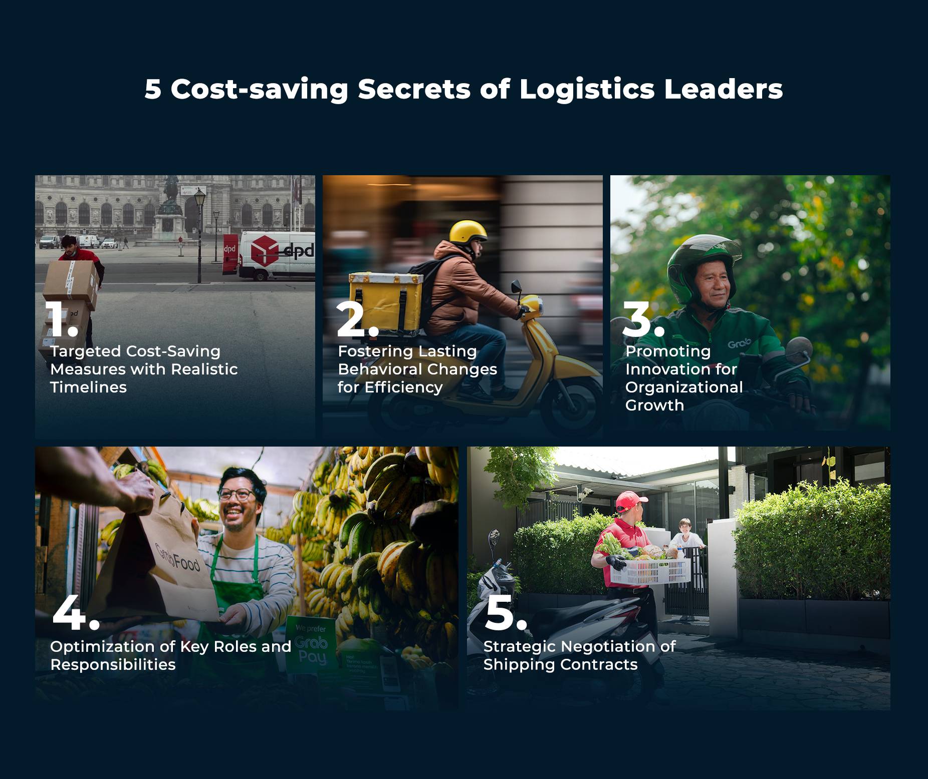 5 secrets de réduction des coûts de la chaîne d'approvisionnement des leaders de la logistique
