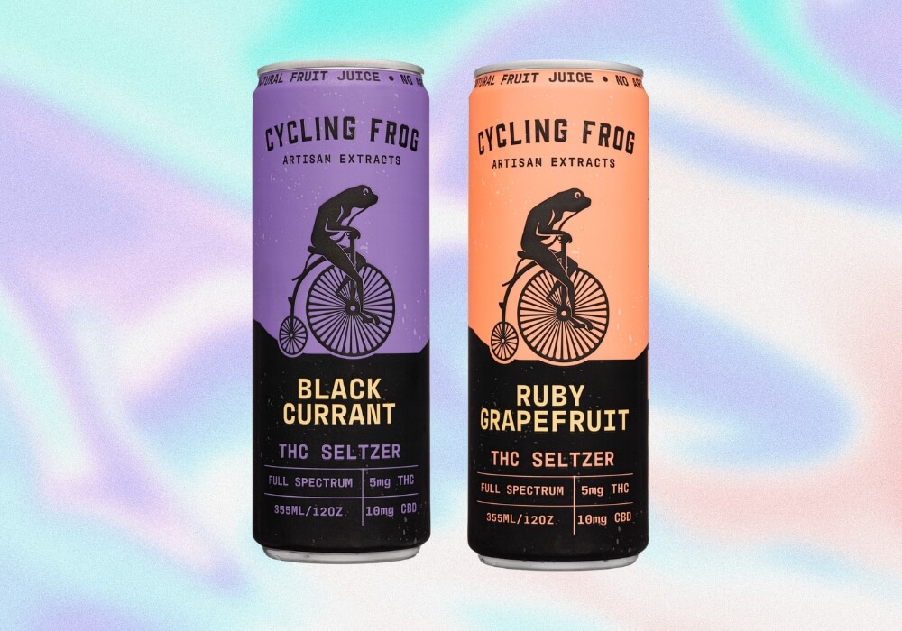 Meilleurs seltzers au THC – Cycling Frog