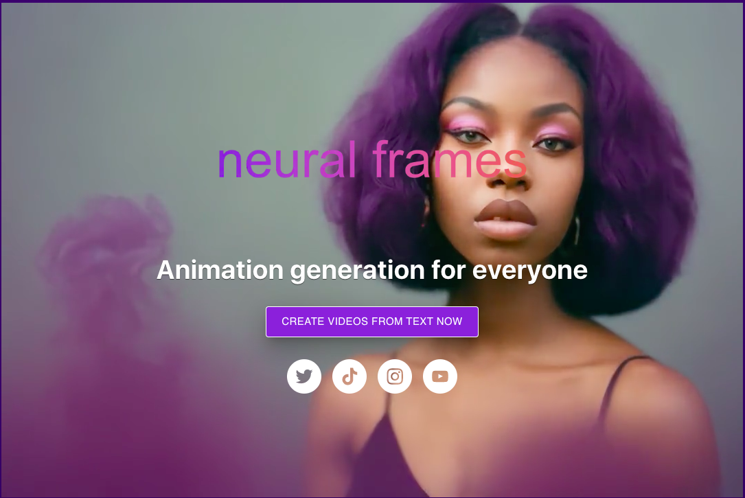 Neural Frames | AI Animation Tools