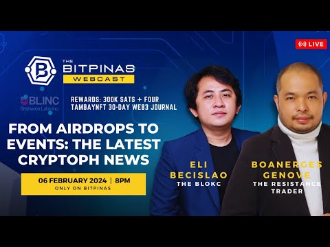에어드롭에서 이벤트까지: 최신 CryptoPH 뉴스 - BitPinas 웹캐스트 38
