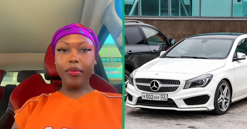 Un vídeo de TikTok capturó a una mujer de Pretoria llorando por los ladrones que le robaron los espejos laterales de su Mercedes-Benz.
