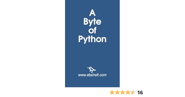 Swaroop CH의 "A Byte of Python"