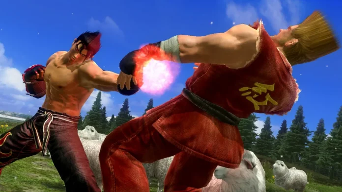 Screenshot des Tekken 6-Charakterauswahlbildschirms mit allen sichtbaren Kämpfern.