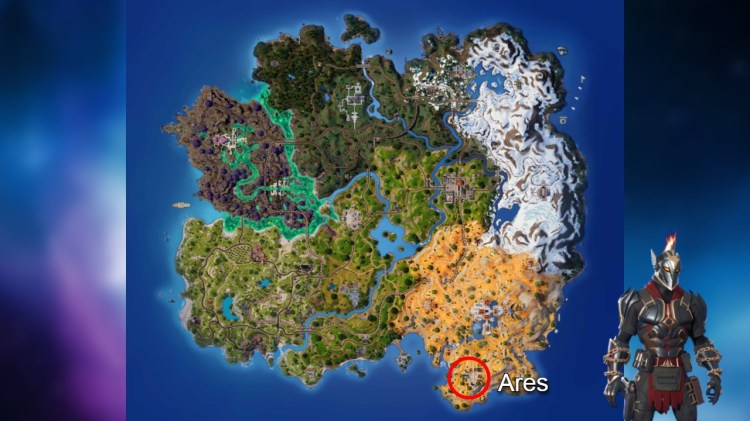 Fortnite Ares Boss Location