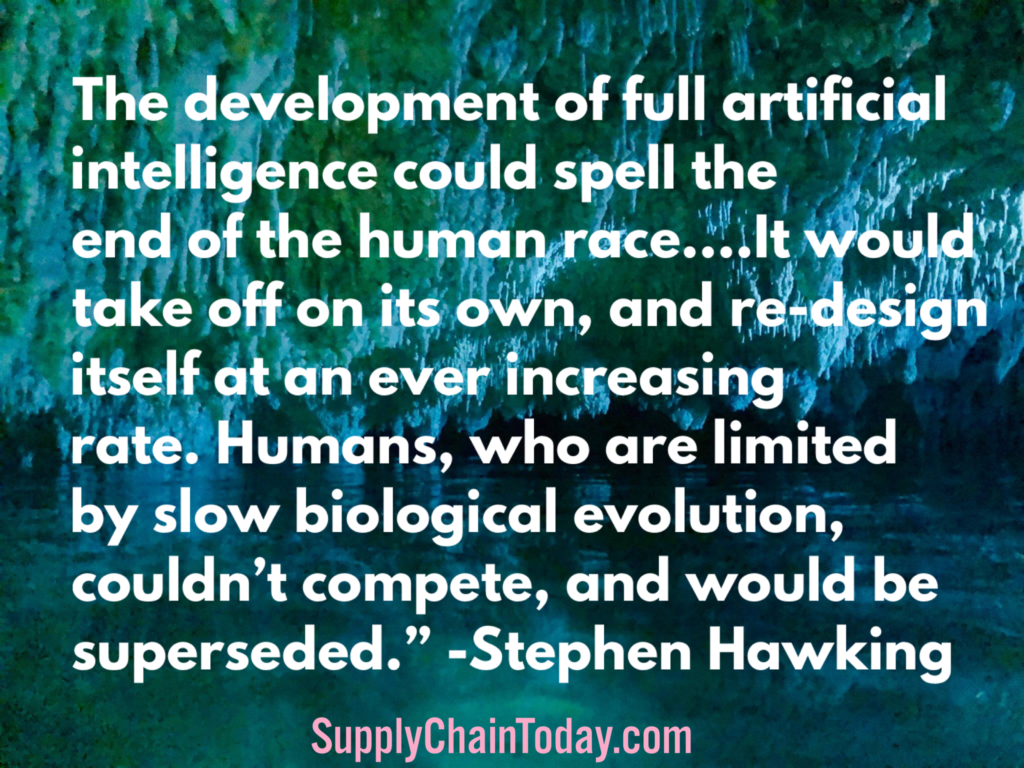 Stephen Hawking, intelligence artificielle