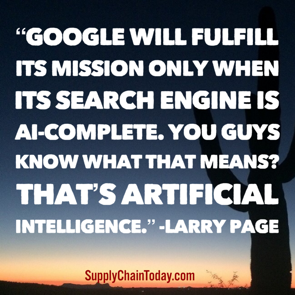 Google-citaat voor kunstmatige intelligentie