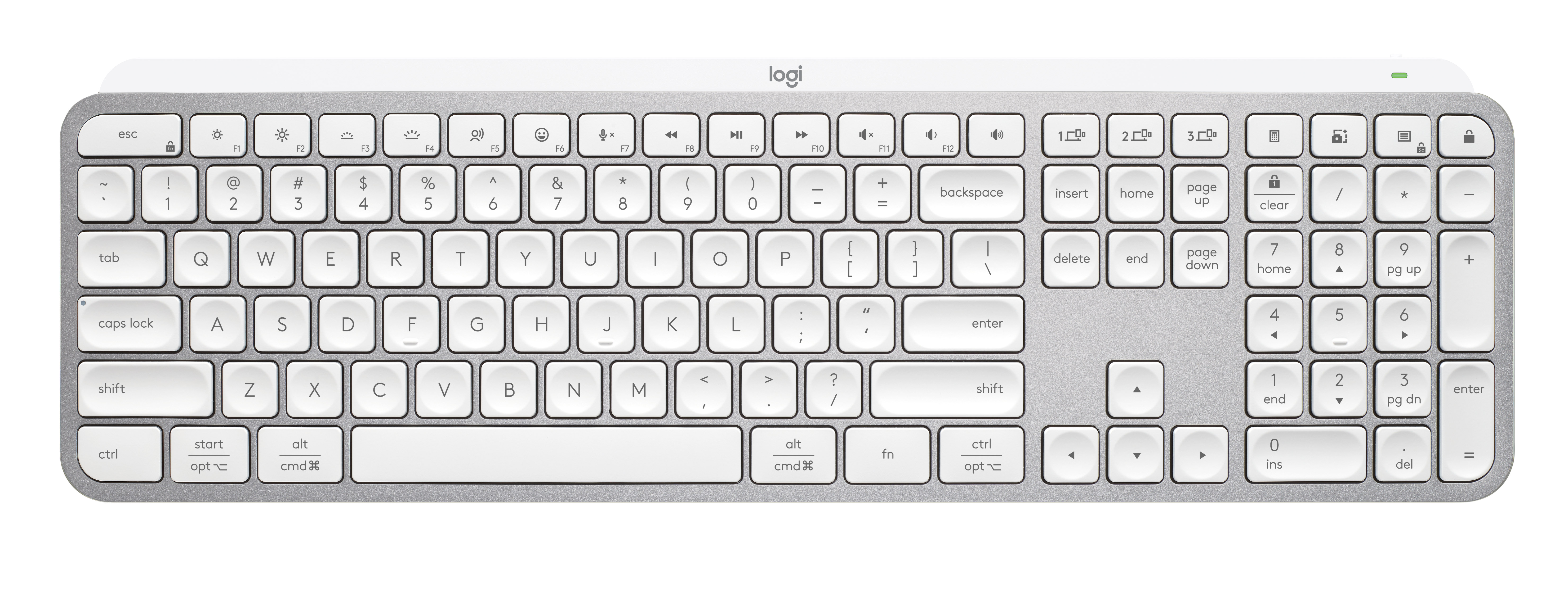 Logitech MX Keys S trådlöst tangentbord - Bästa övergripande trådlösa skrivbordtangentbordet
