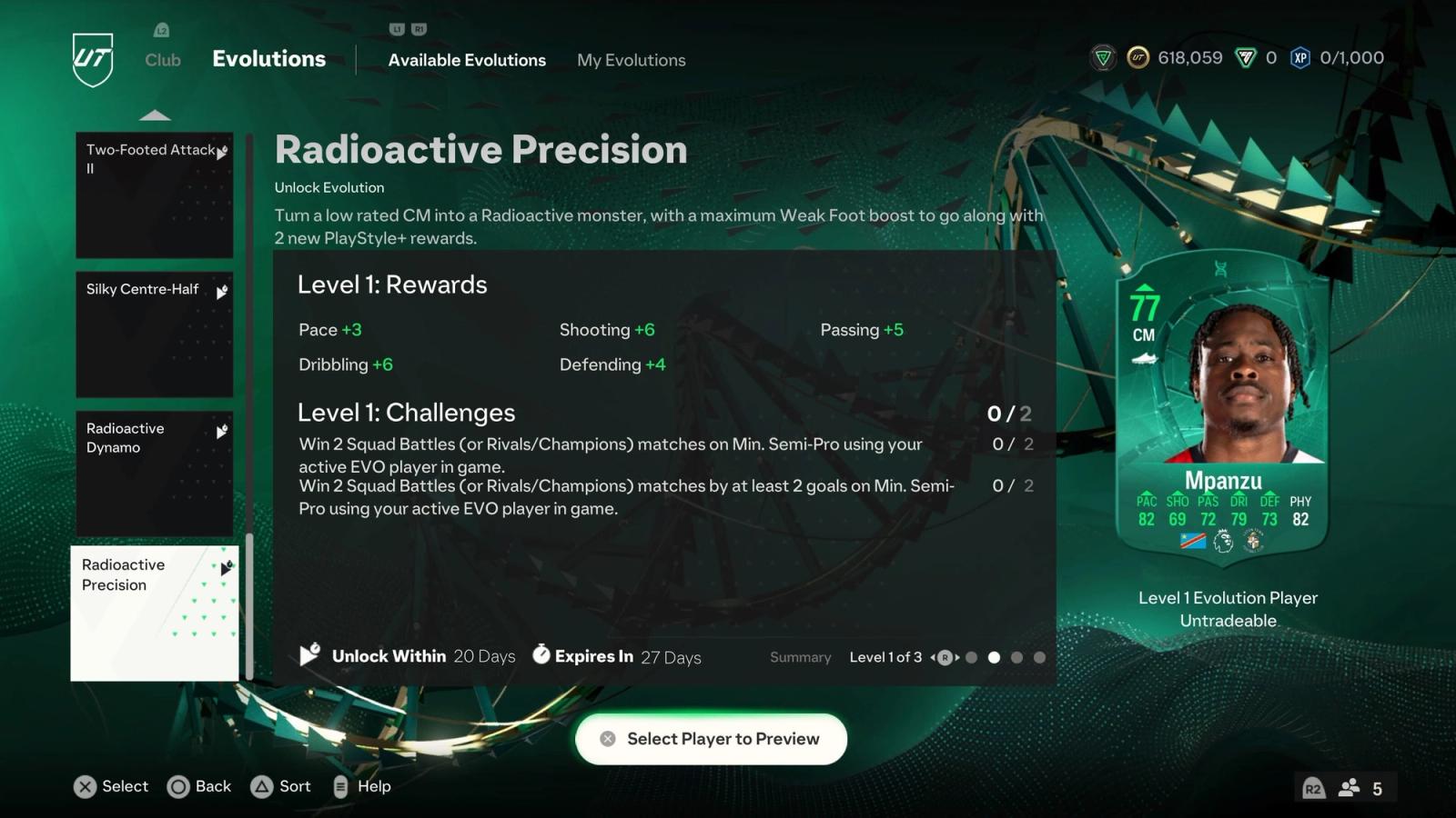 FC 24: Radioactive Precision Evolutions Guide