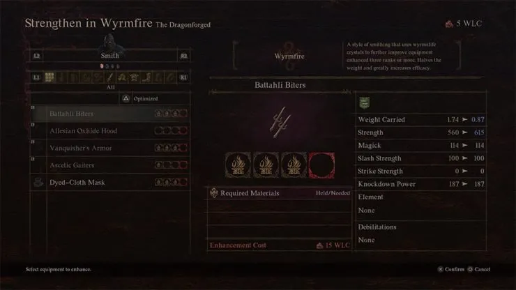 Hoe je items kunt upgraden voorbij niveau 3 in Dragon's Dogma 2