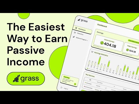 Was ist Gras? Verwandeln Sie Ihre ungenutzte Bandbreite in passives Einkommen
